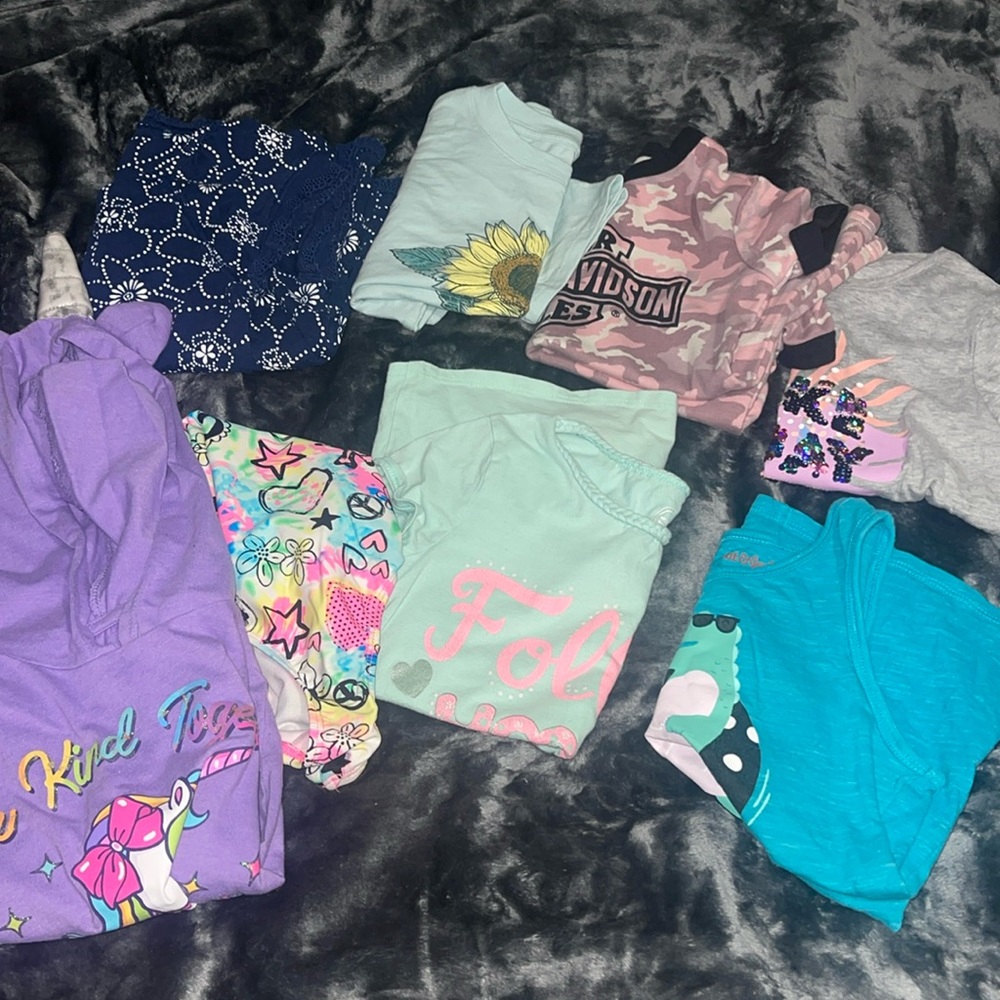 Little girls shirt bundle